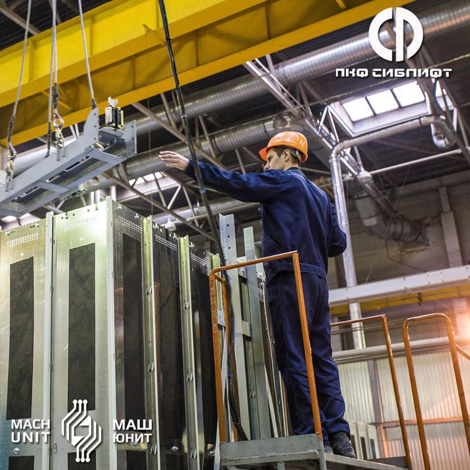 Компания «МАШ ЮНИТ» стала поставщиком лебёдок для лифтового завода «Сиблифт».