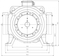 Лебедки лифтовые серии WJC-А (шкив 480/520 мм)
